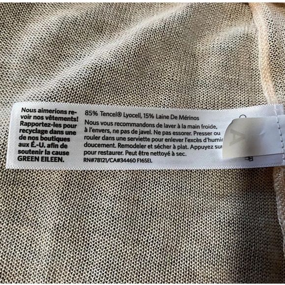 NWT Eileen Fisher Pullover Lightweight Hi-Low Hem Sz M - Picture 11 of 16